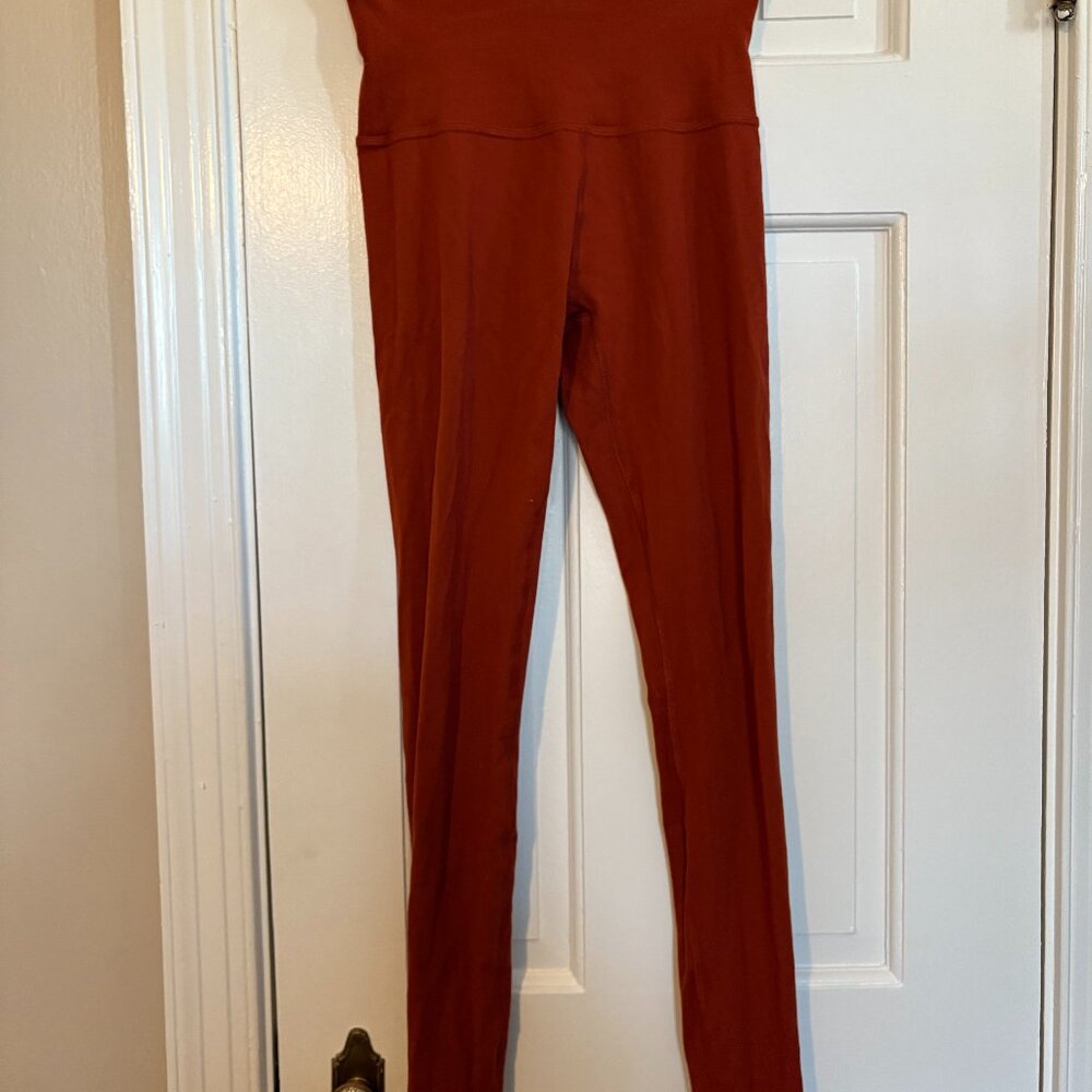 Beyond Yoga High Rise Caught in the Midi Legging 28" Rust